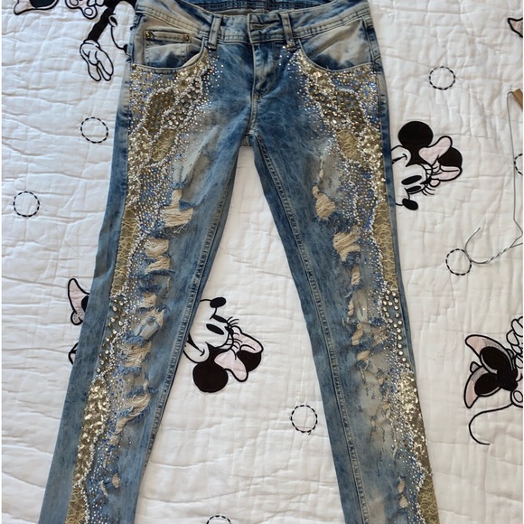 Dish Jeans with Swarovski - Picture 5 of 10